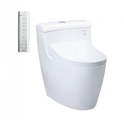 Bàn Cầu Một Khối TOTO Nắp Rửa Điện Tử  MS636CDRW12/TCF4911EZ
