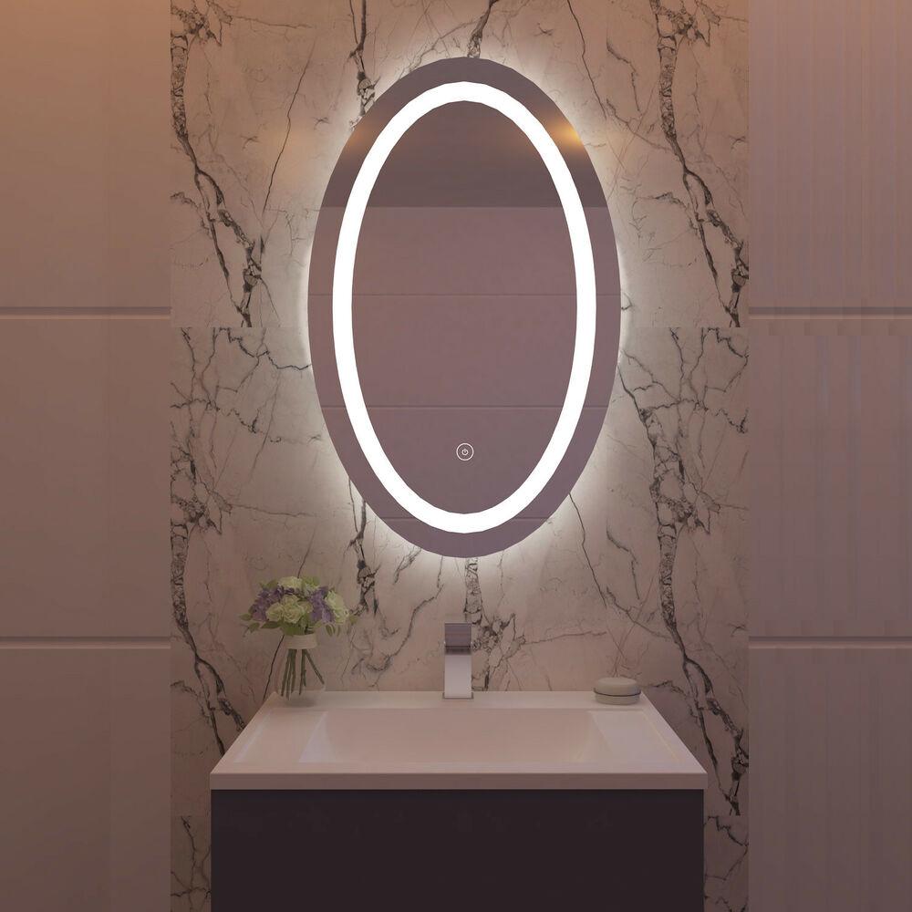 Gương LED Elip- Oval- bát Giác 50x70cm
