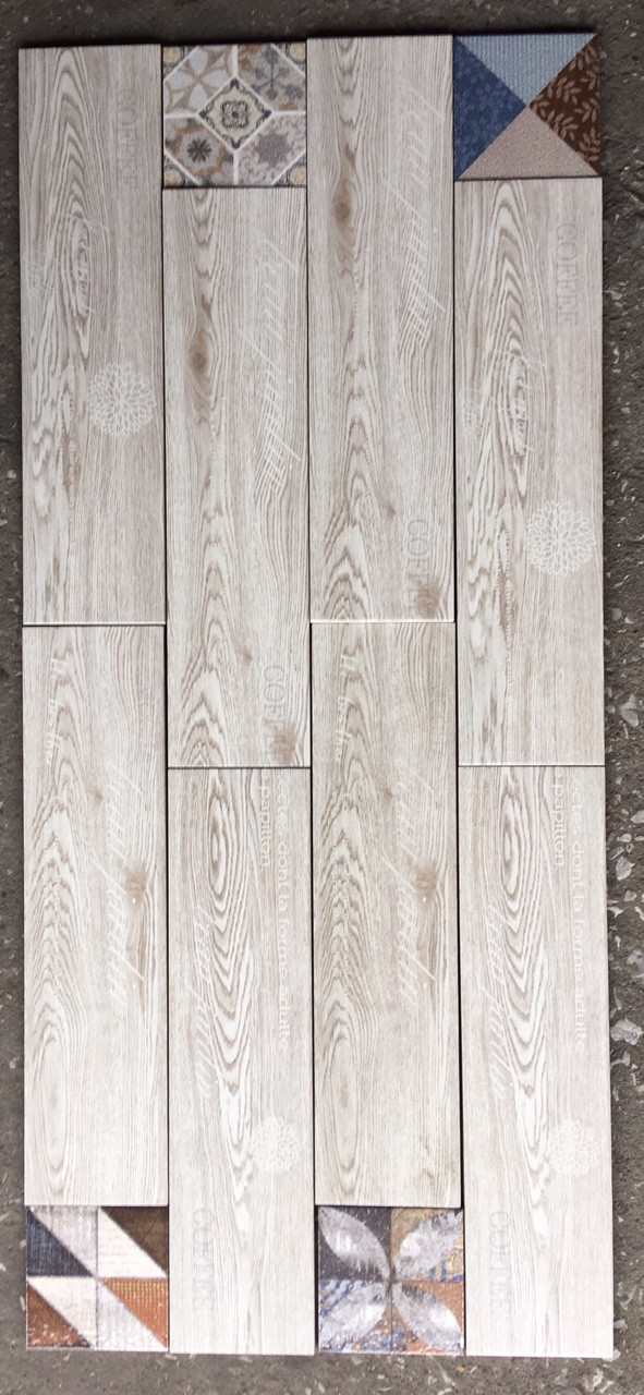 Gạch thẻ gỗ 15×60 màu sáng gỗ sồi