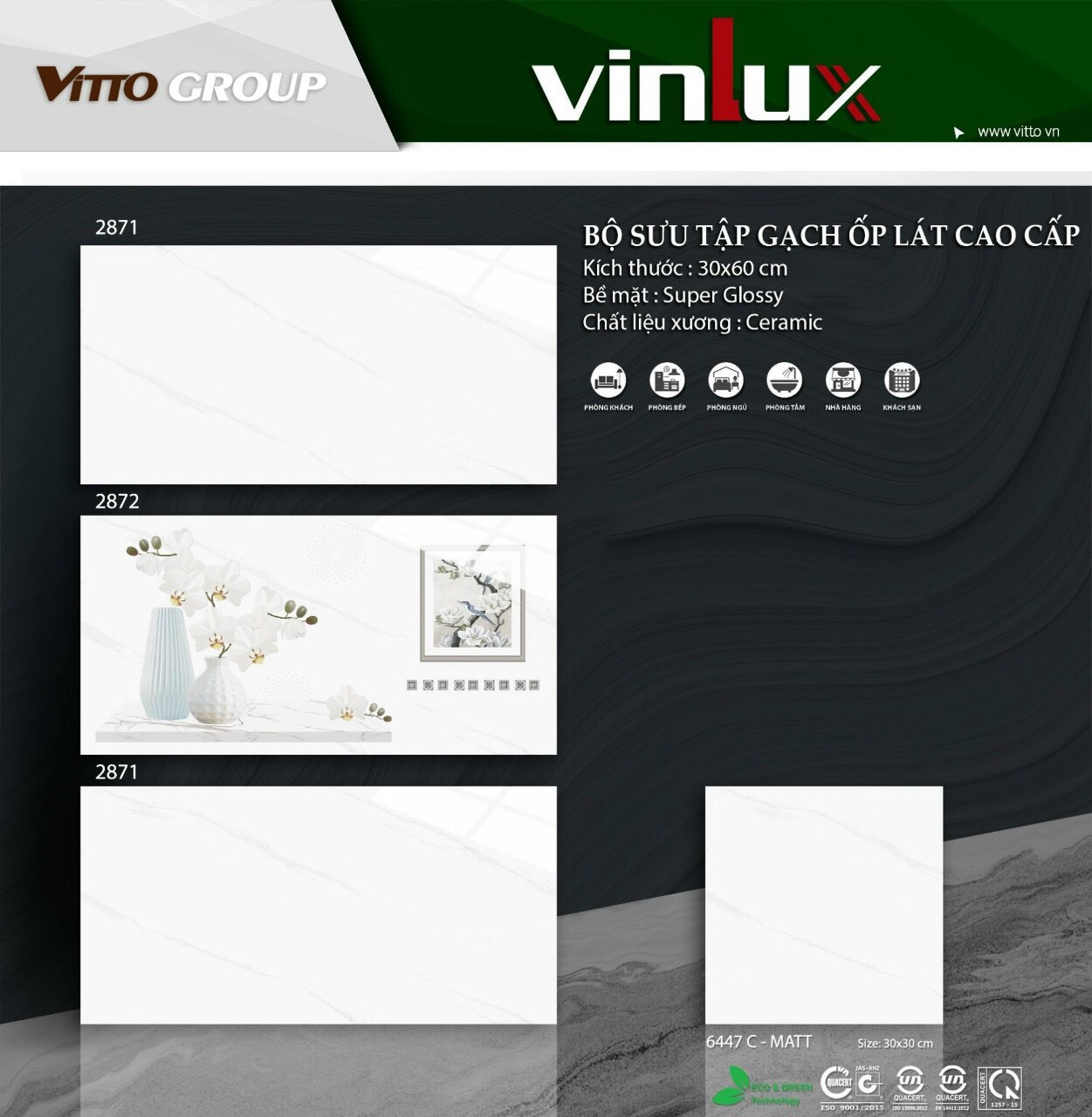 Gạch 30×60 Vulux mã 2671-2672