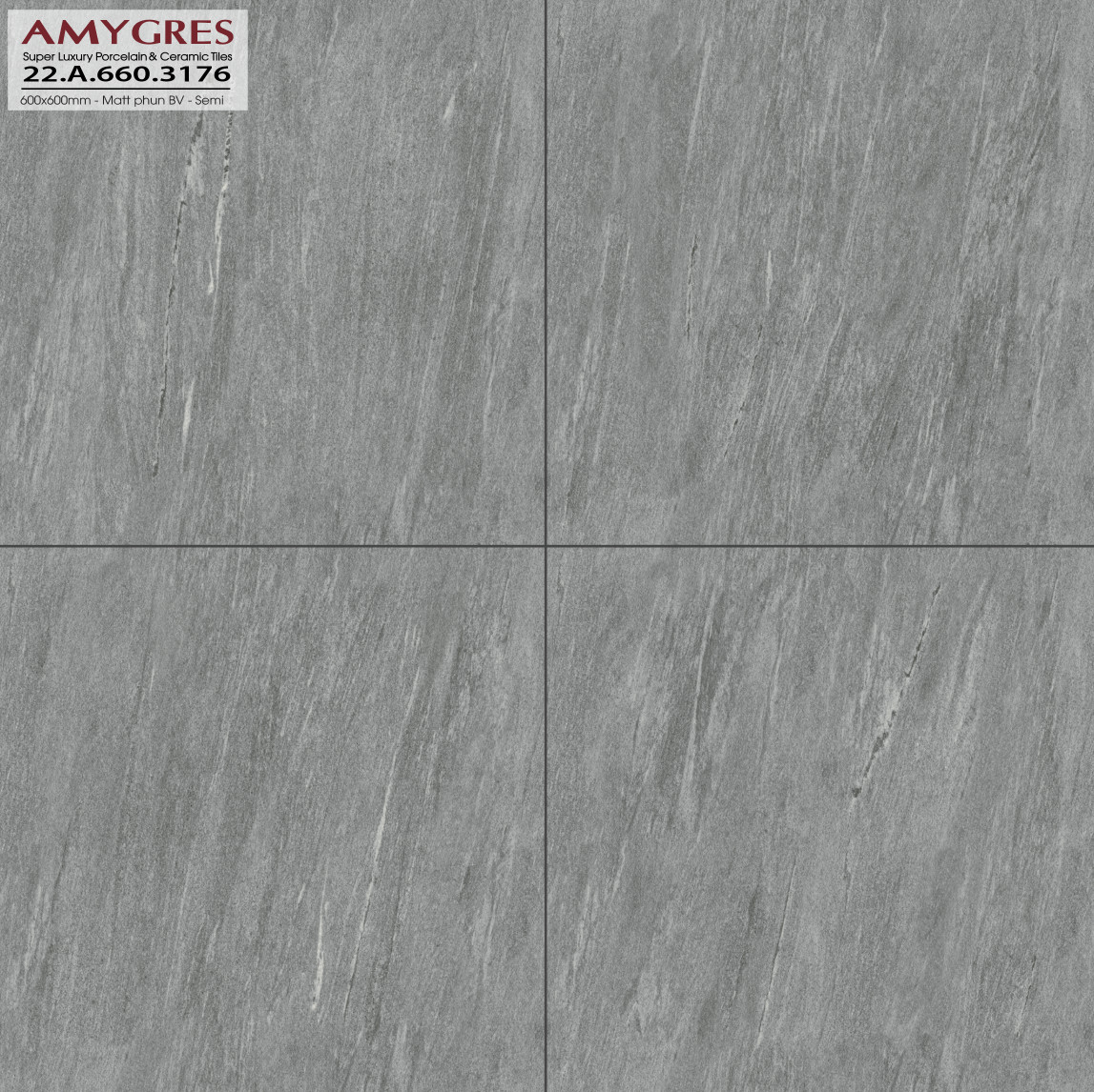 Gạch sân vườn 60×60 Á Mỹ mã 22.B.660.3176