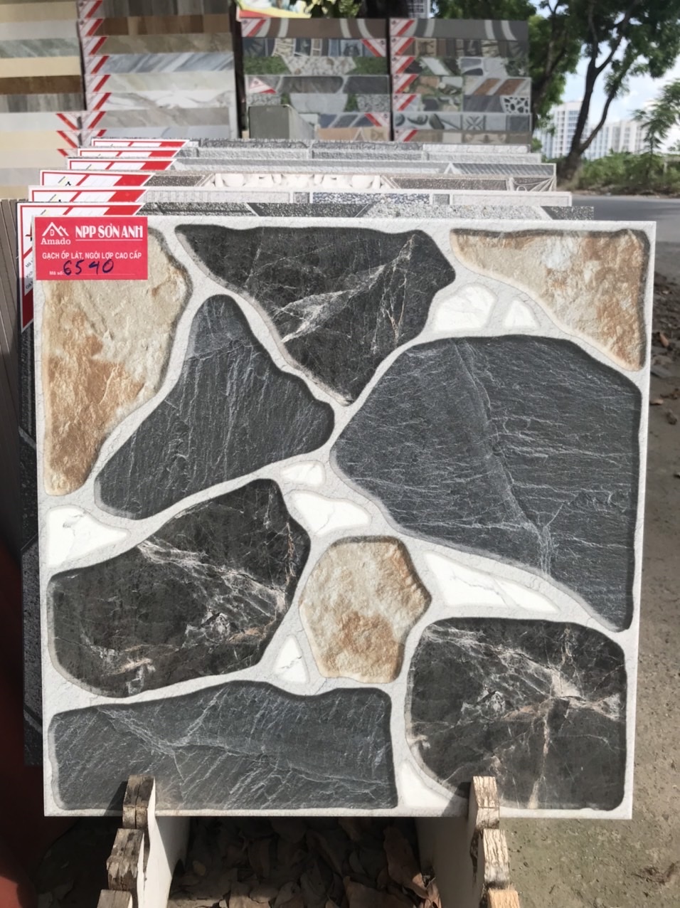 Gạch sân vườn Vitto kích thước 50×50 cm mã 6540